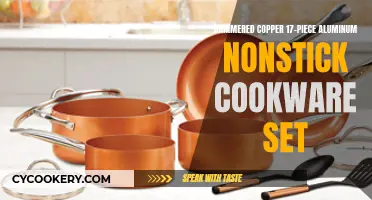 Hammered Elegance: The Ultimate Copper Aluminum Nonstick Cookware Set