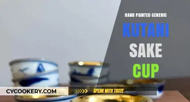 Elegant Hand-Painted Kutani Sake Cup: A Timeless Japanese Artistry