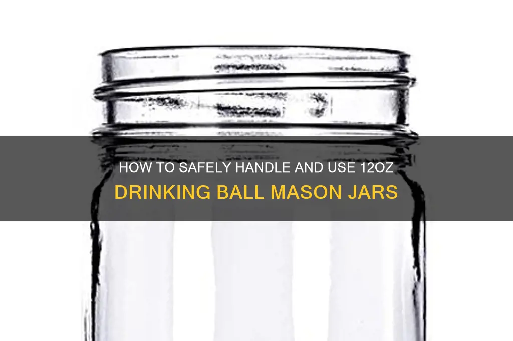 handle drinking ball mason jars 12oz