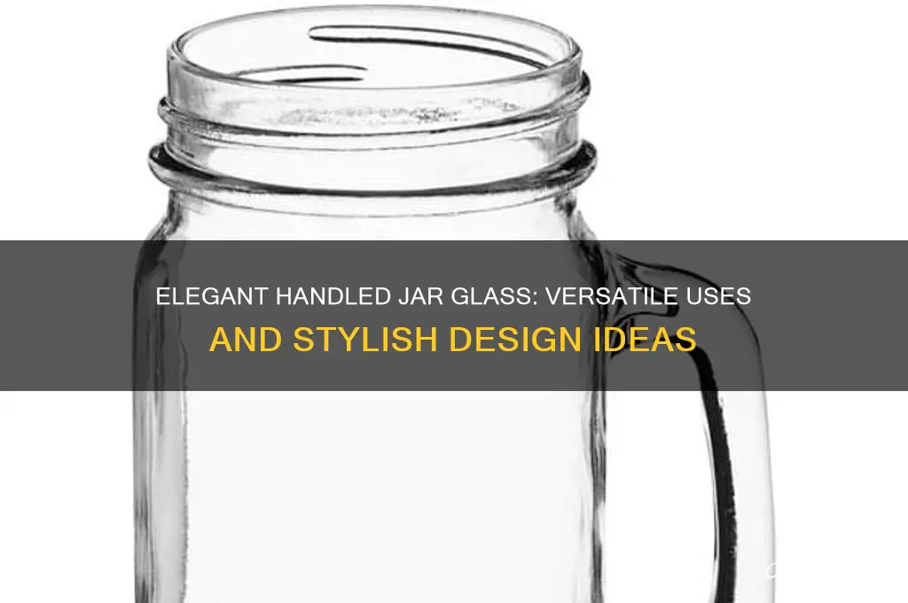 handled jar glass
