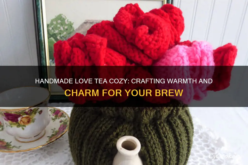 handmade love tea cozy