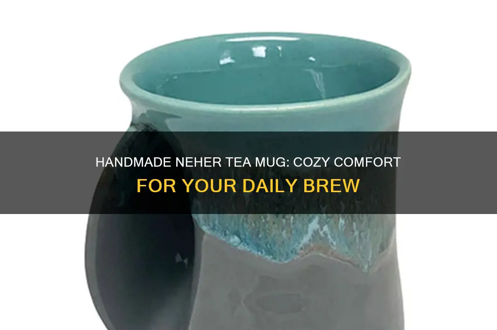 handmade neher tea mug with cozy