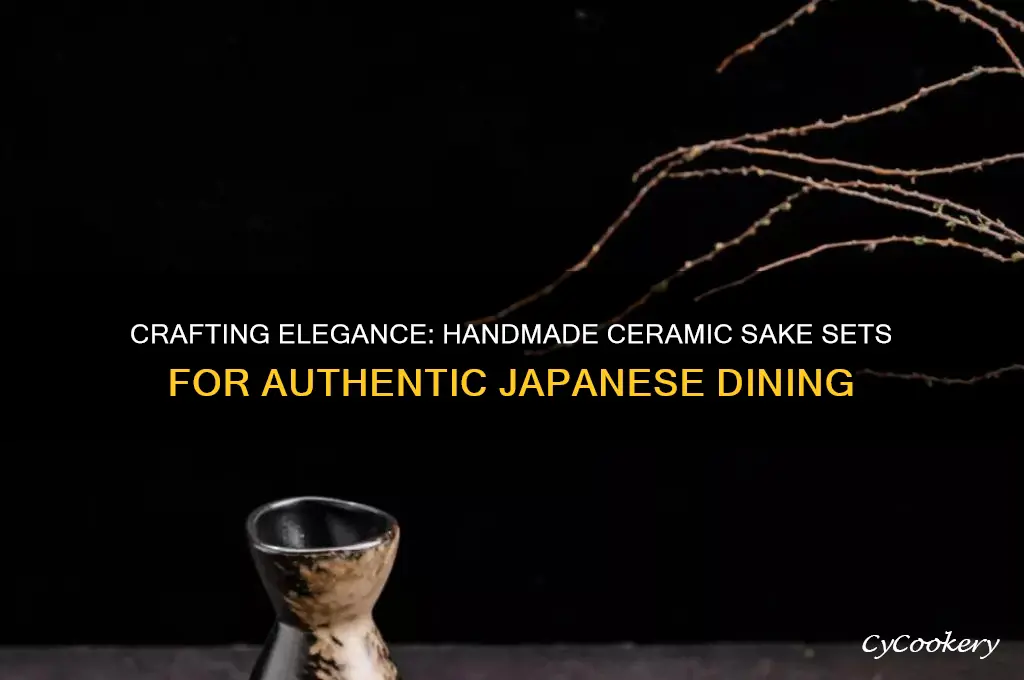 handmade sake set ceramic