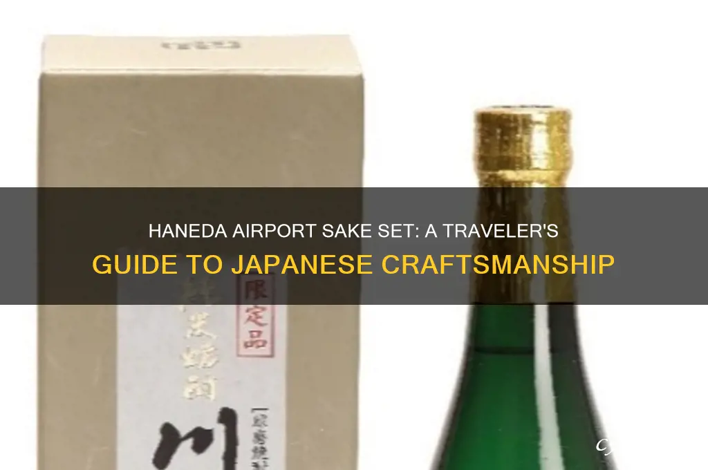 hanedo airport sake set