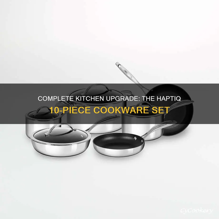 haptiq 10-piece cookware set