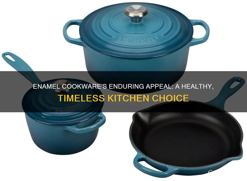 hard enamel cookware set healthy