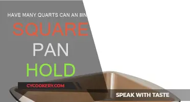Square Pan Capacity: How Many Quarts?