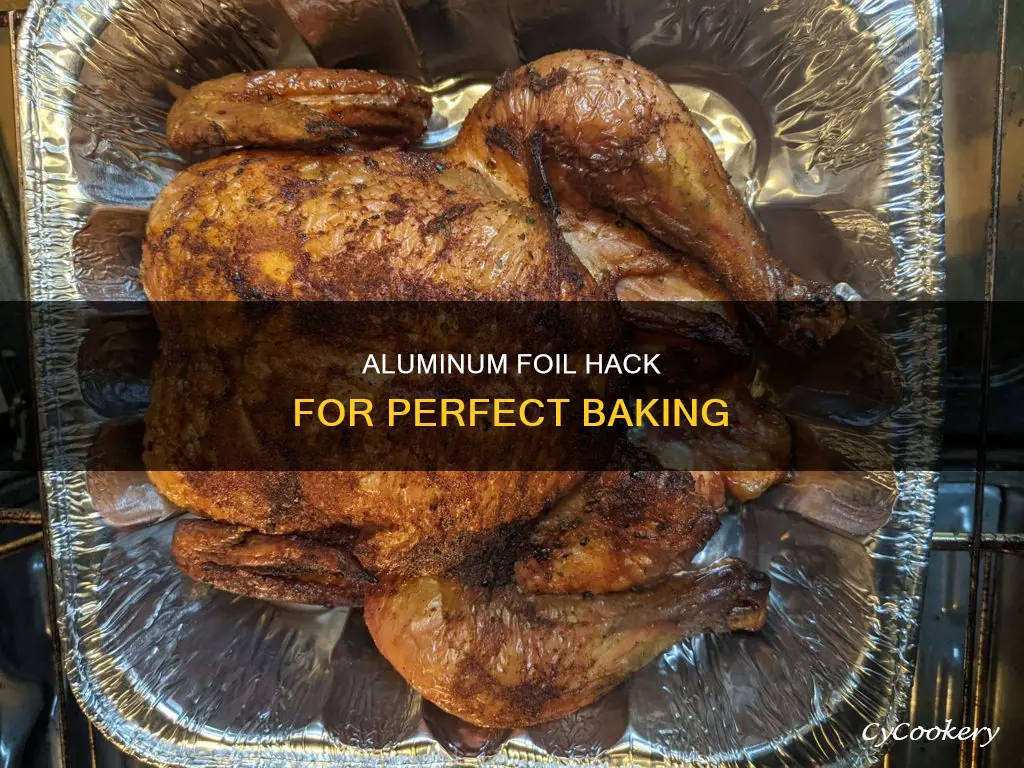 have no rack can I use aluminum foil in pan