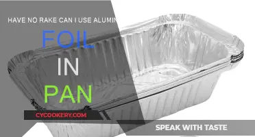 Using Aluminum Foil as a Rake Alternative