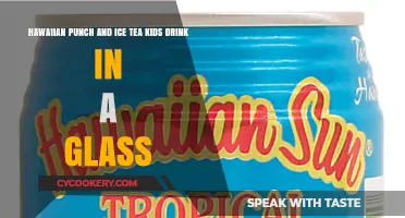 Refreshing Hawaiian Punch & Iced Tea Kids' Drink Recipe in a Glass