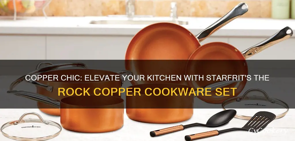 he rock by starfrit 10-piece copper cookware set