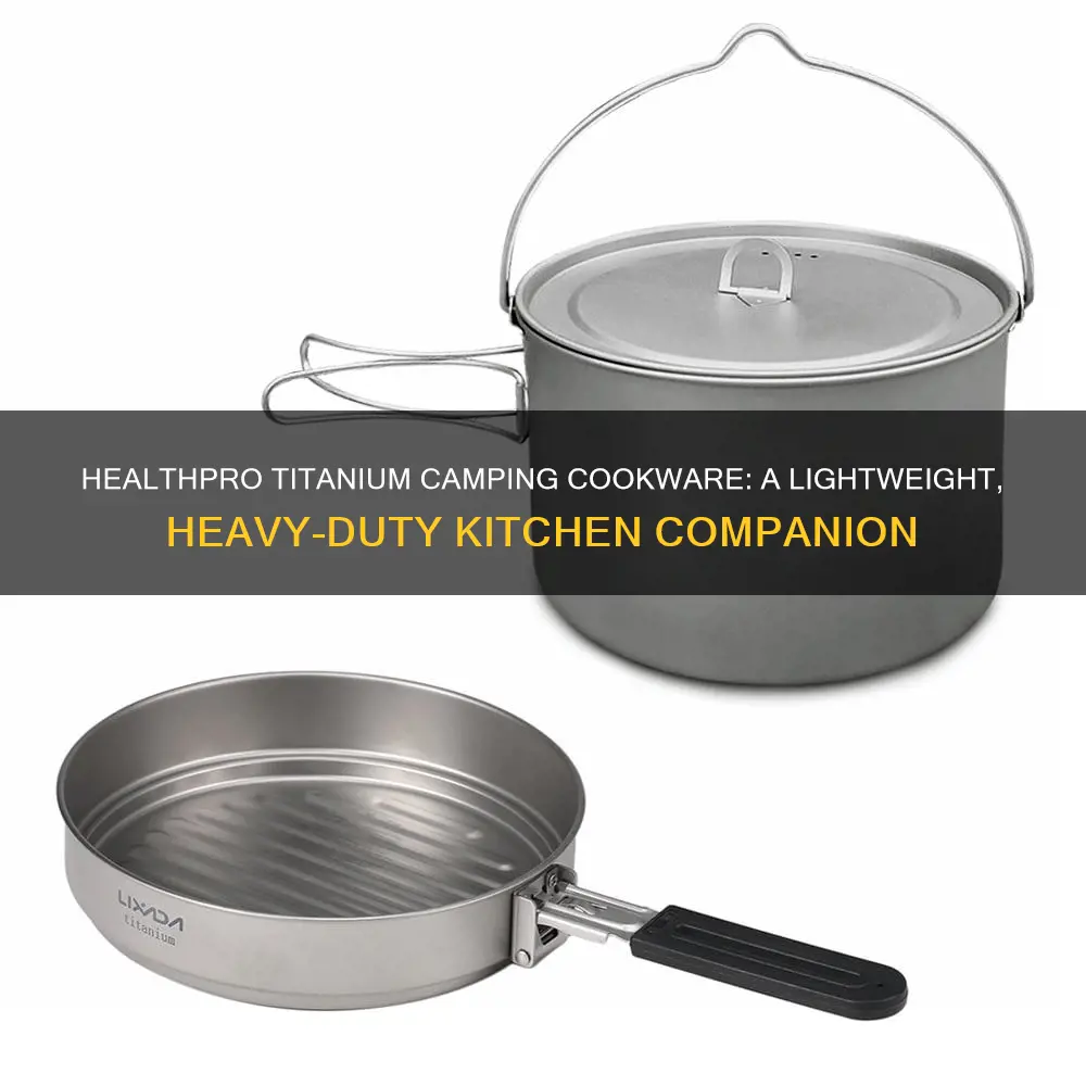 healthpro titanium camping cookware set