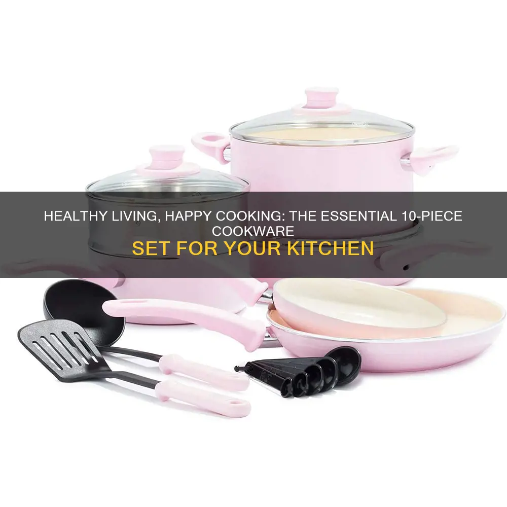 healthy living 10 piece cookware set