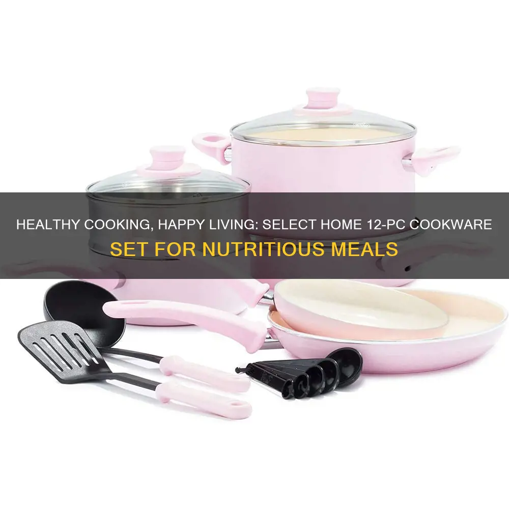 healthy living by select home 12 pc cookware set