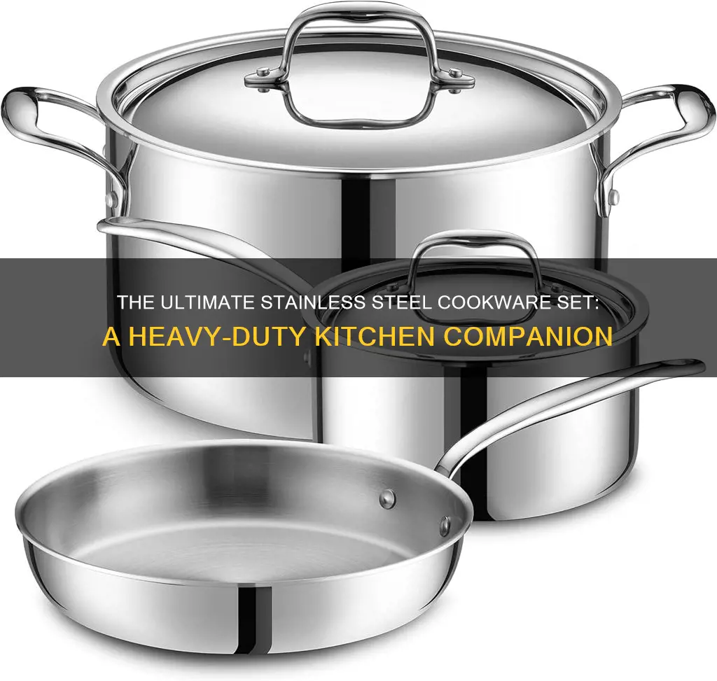 heavy duty stainless steel cookware set