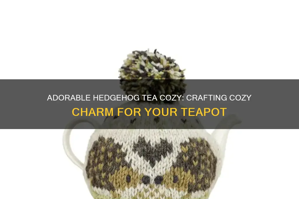 hedgehog tea cozy