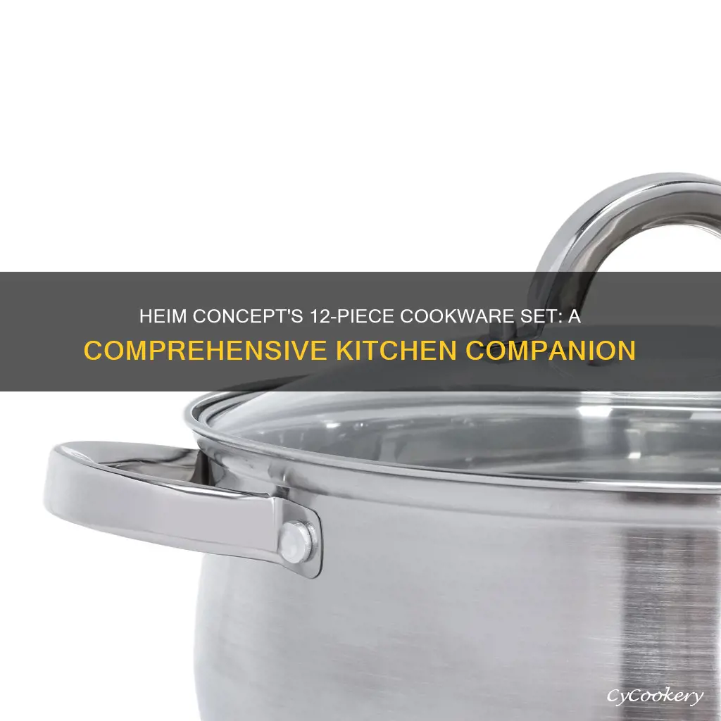 heim concept 12 piece cookware set