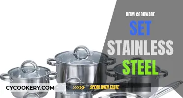 Heim Cookware Set: A Stainless Steel Kitchen Companion