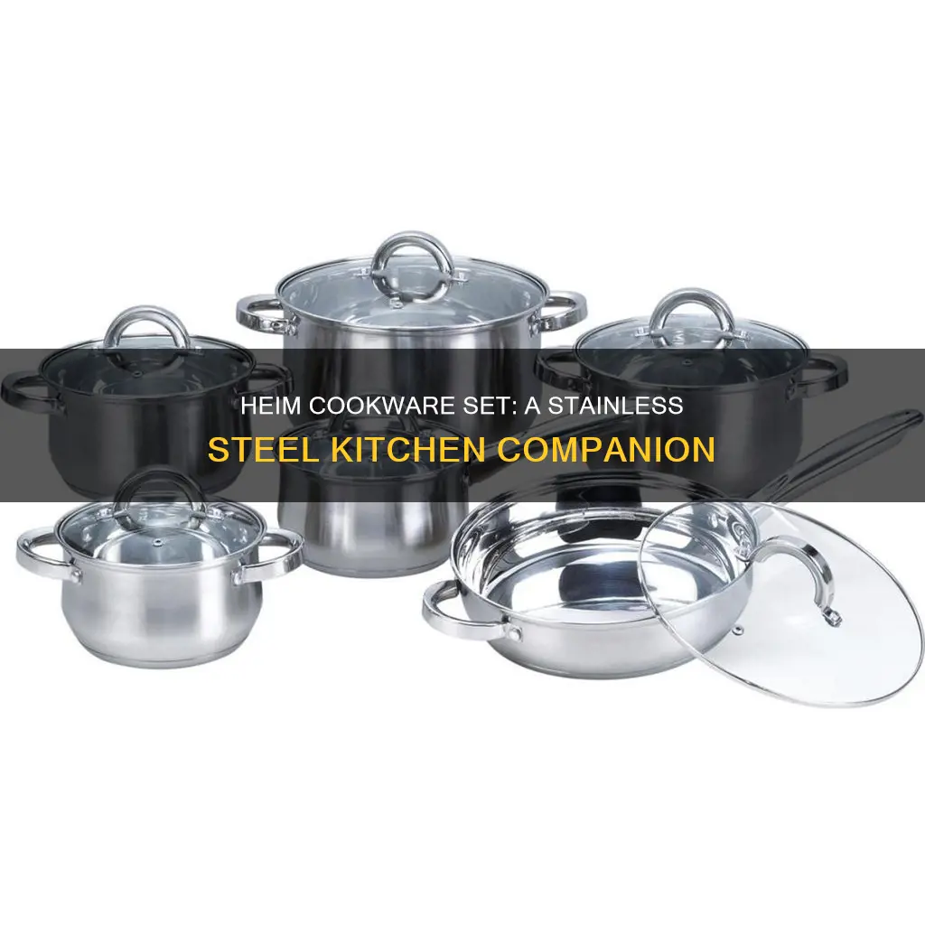 heim cookware set stainless steel