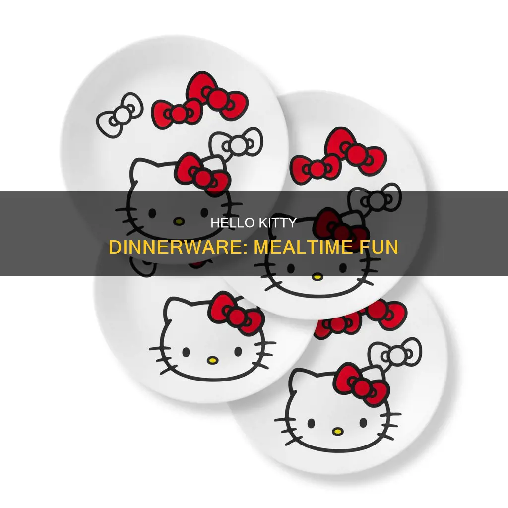 hello kitty dinnerware set