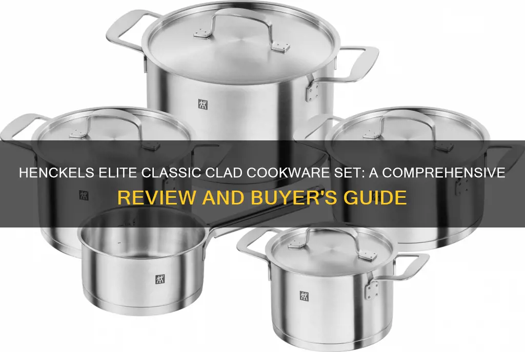 henckels elite classic clad cookware set review