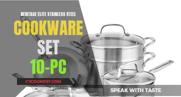 Stainless Steel Splendor: The Heritage Elite Cookware Set Offers Timeless Elegance