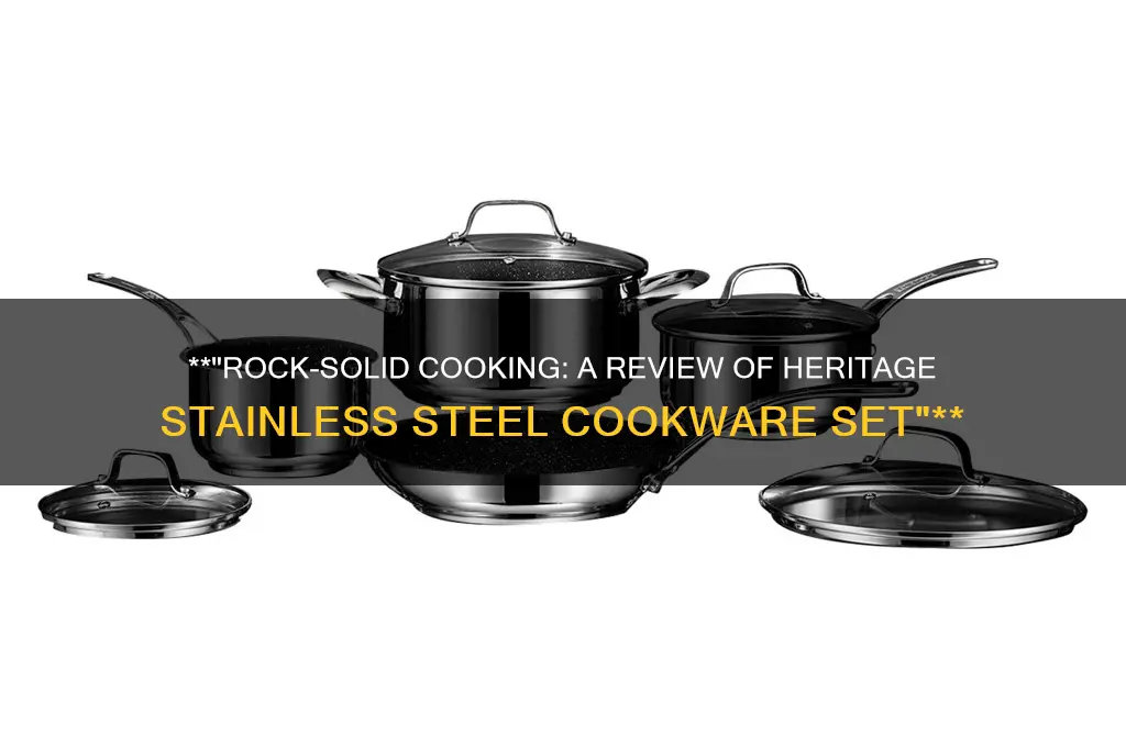 heritage the rock stainless steel cookware set reviews