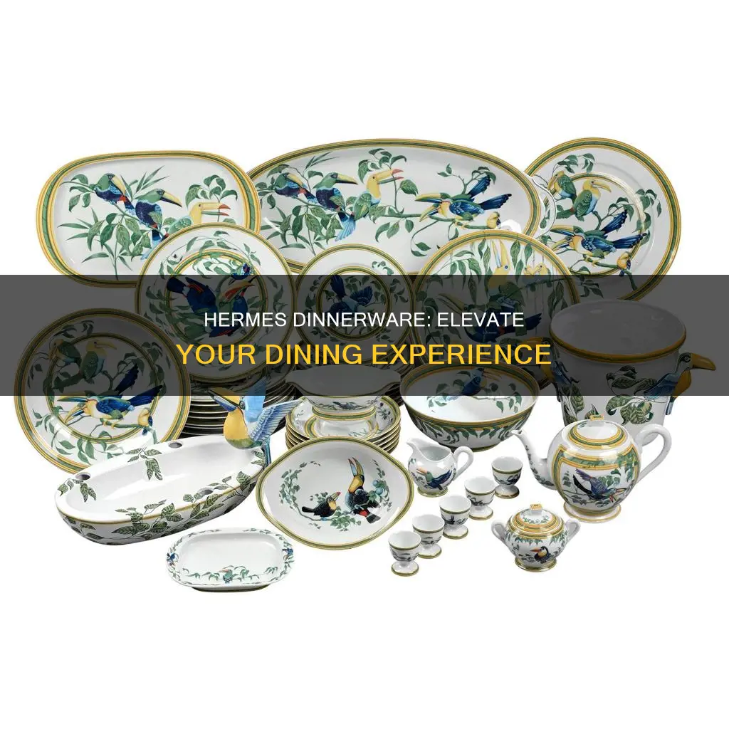 hermes dinnerware set