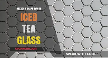 Unique Hexagon Smoke Iced Tea Glass: Elevate Your Beverage Experience