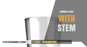 Elegant Highball Glass with Stem: Elevate Your Cocktail Experience