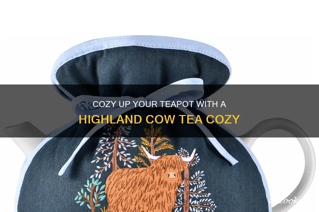 highland cow tea cozy
