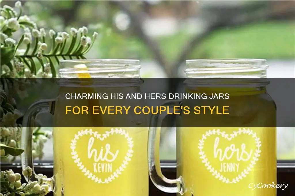 his and hers drinking jars