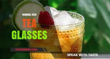 Charming Hobnail Iced Tea Glasses: Elevate Your Summer Refreshment Experience