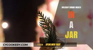 Festive DIY Holiday Drink Mixes in a Jar Gift Ideas