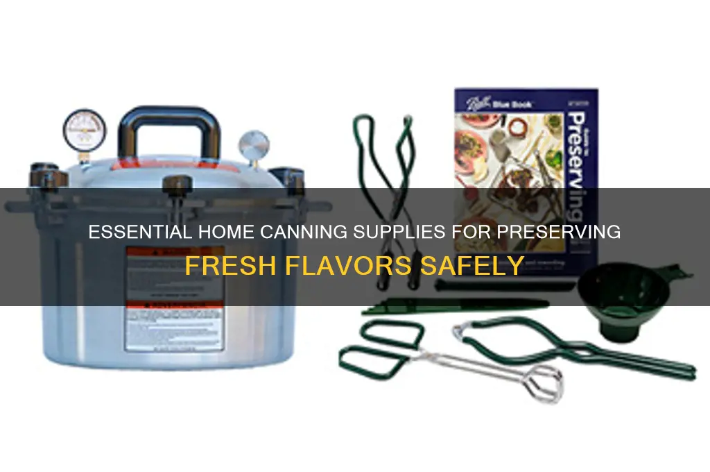 home canning supplies