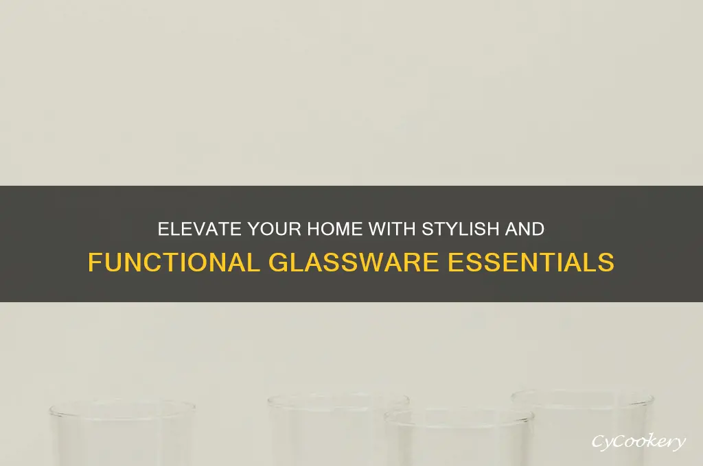 home essentials glassware