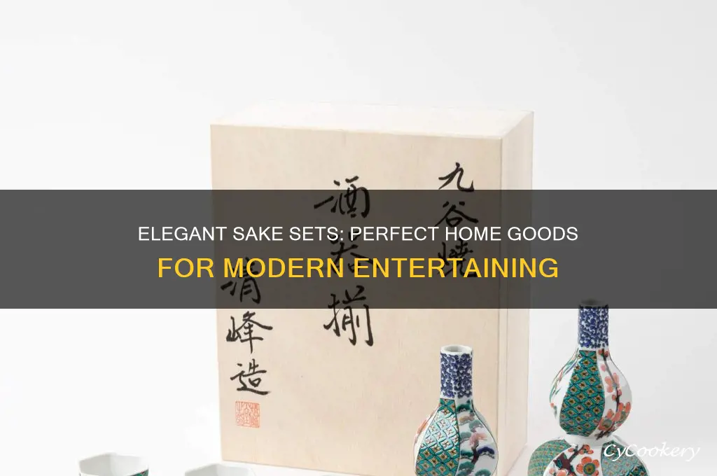 home goods sake set