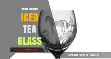 Elegant Horse-Themed Iced Tea Glasses for Equestrian Lovers