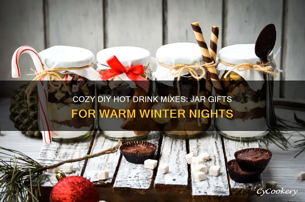 hot drink mix in a jar