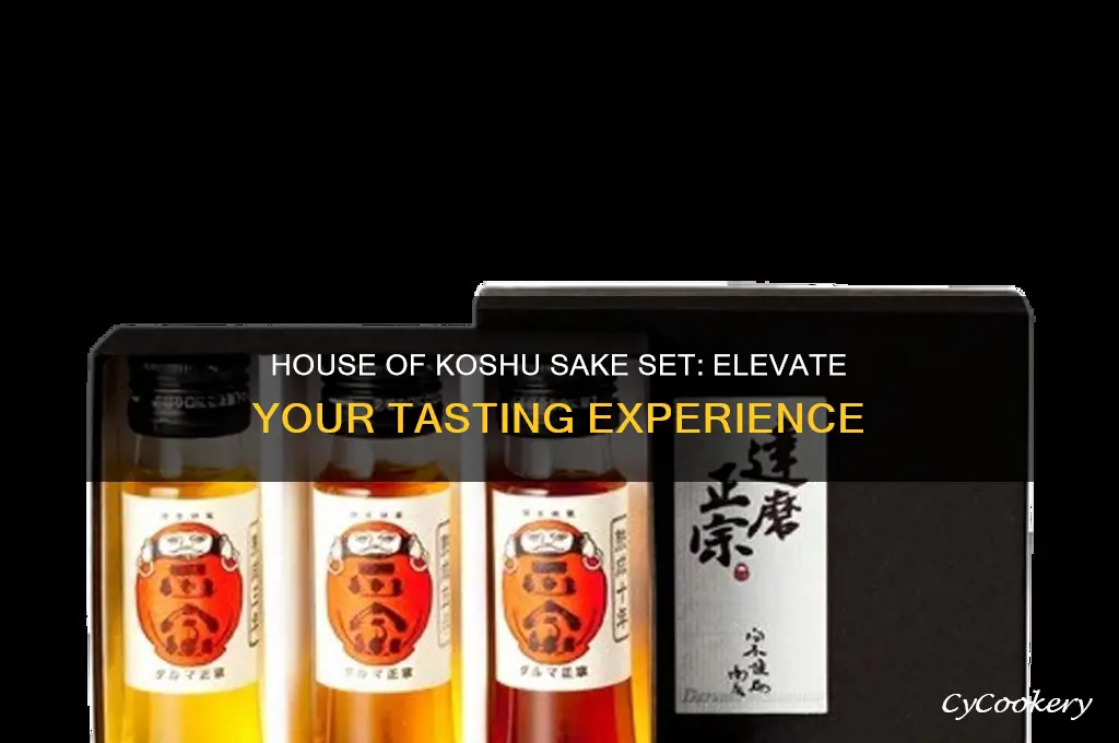 house of koshu sake set