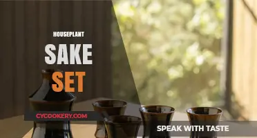 Elegant Houseplant Sake Set: Blending Nature and Tradition Perfectly