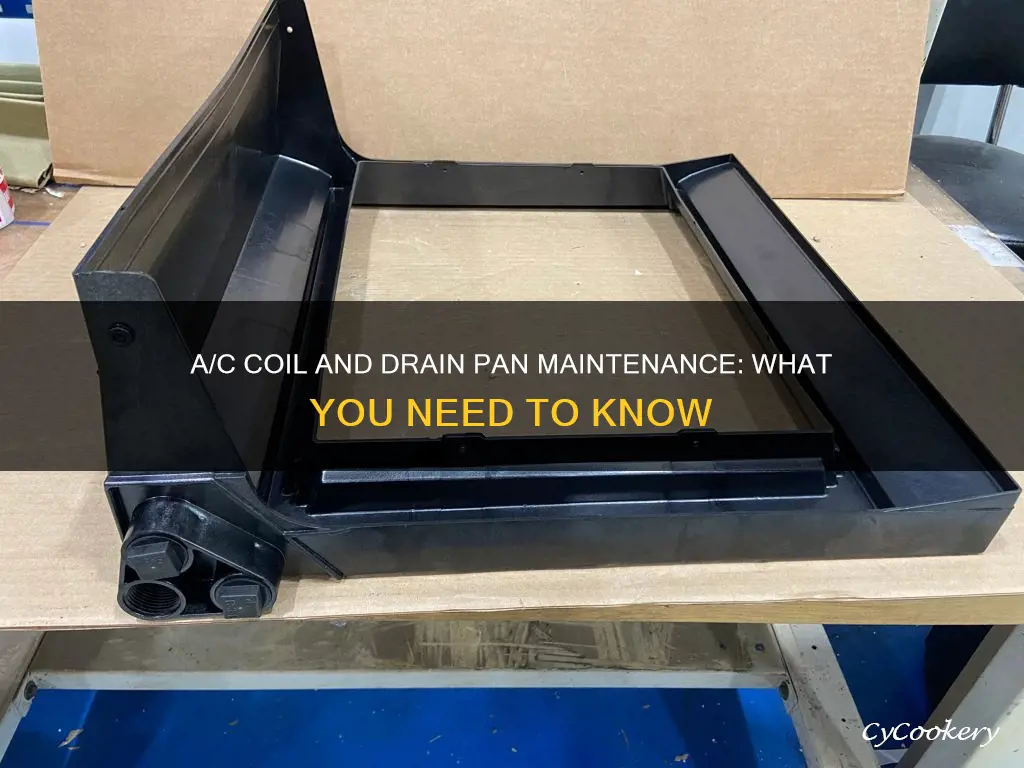 how ac coil & drain pan looks