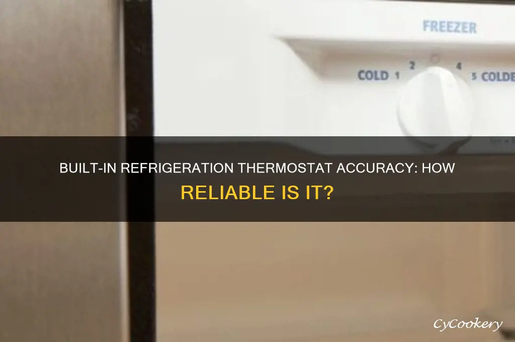 how accurate is the built in refrigeration thermostat