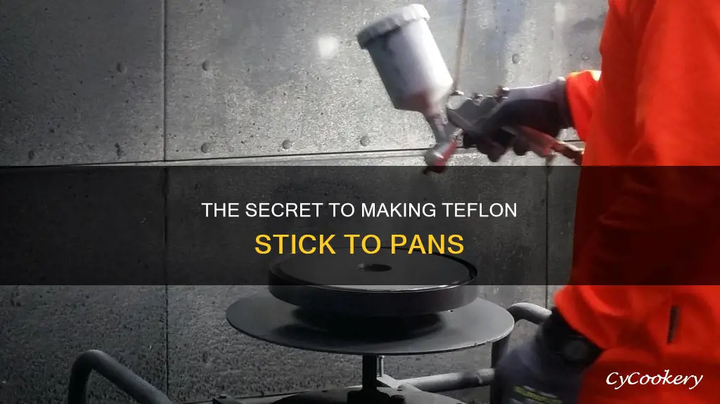 how add teflon sticks to pan