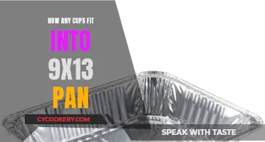 Cups to Pans: How Many Cups Fit in a 9x13 Pan?
