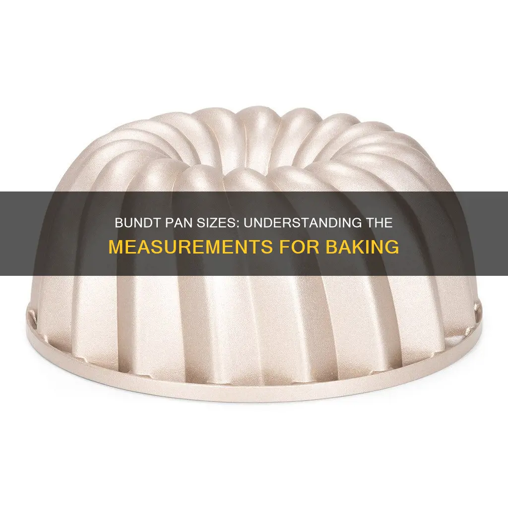 how are bundt pans measured