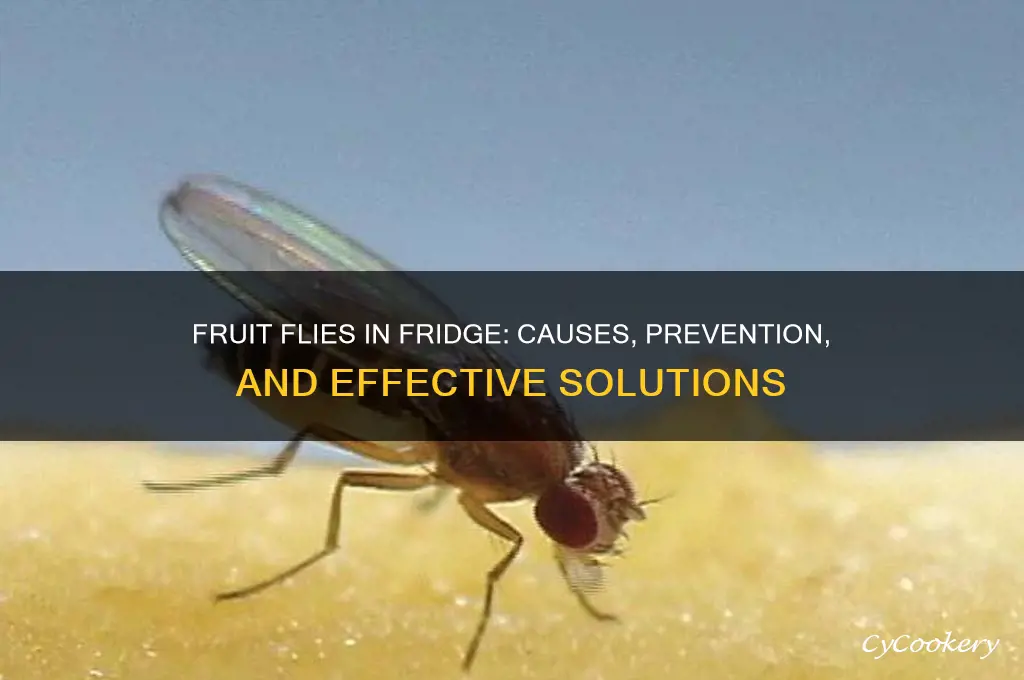 how are fruit flies getting in my refrigerator