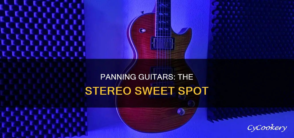 how are guitars panned in a mix