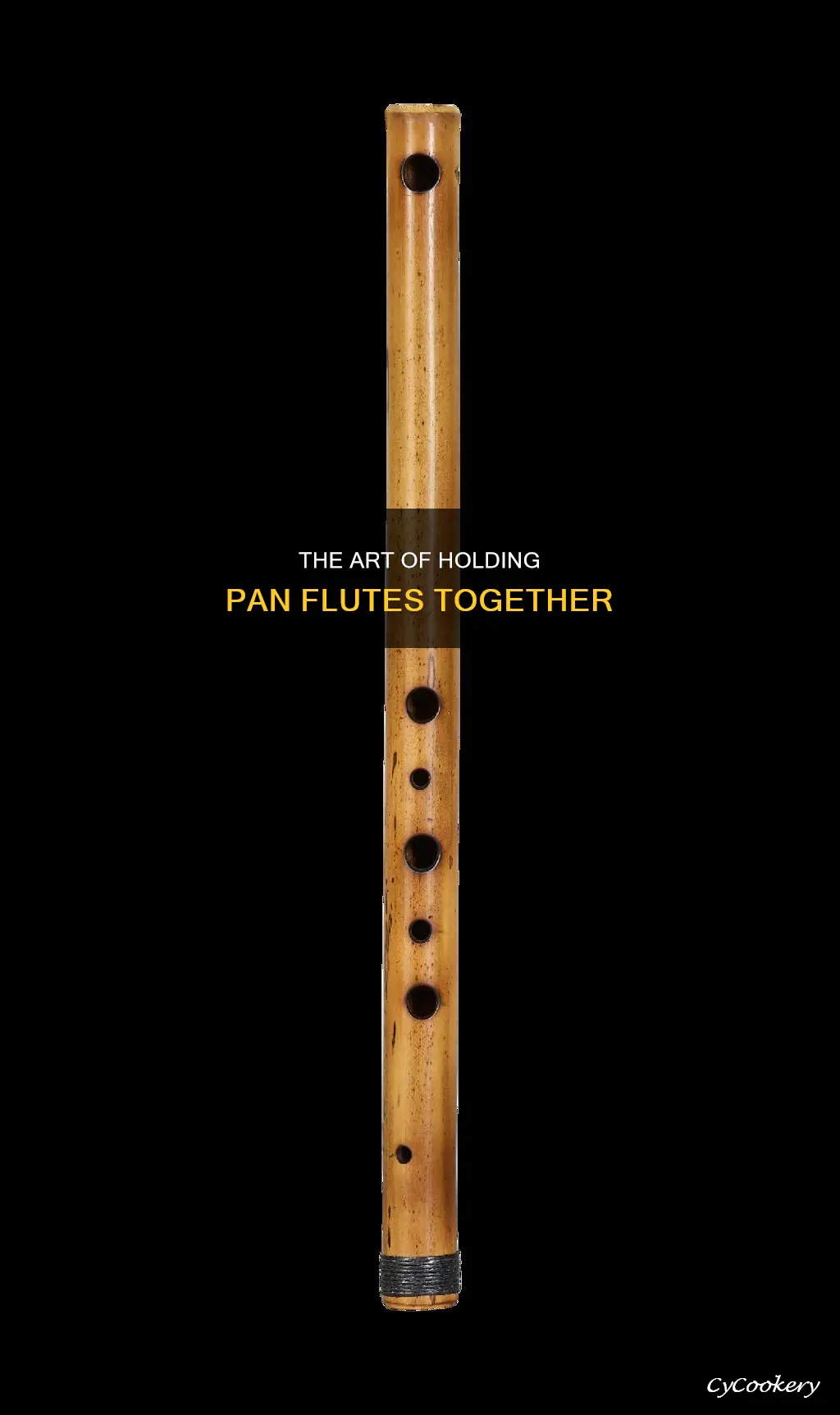 how are pan flutes held together