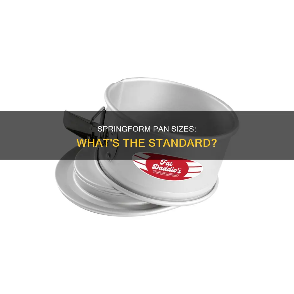 how are springform pans measured